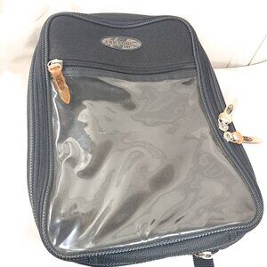 Joe Rocket Motorcycle Magnetic Sport Tank Storage Bag Black Clear Map Pocket